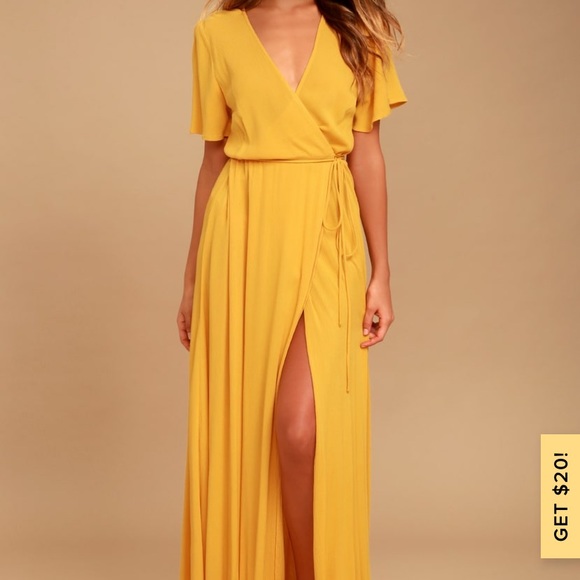 Lulus Dresses & Skirts - Lulus wrap maxi dress